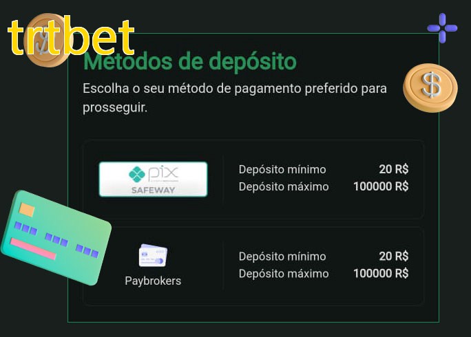 O cassino trtbetbet oferece uma grande variedade de métodos de pagamento